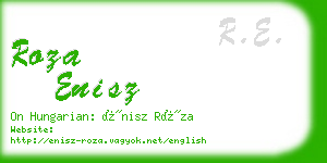 roza enisz business card